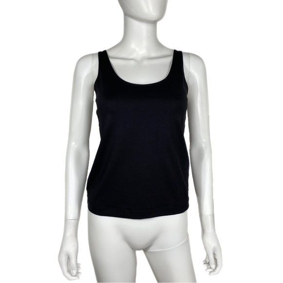 Chico's Tops - Chico’s Black Adjustable Strap Layering Shell Cami Chico Sz 0